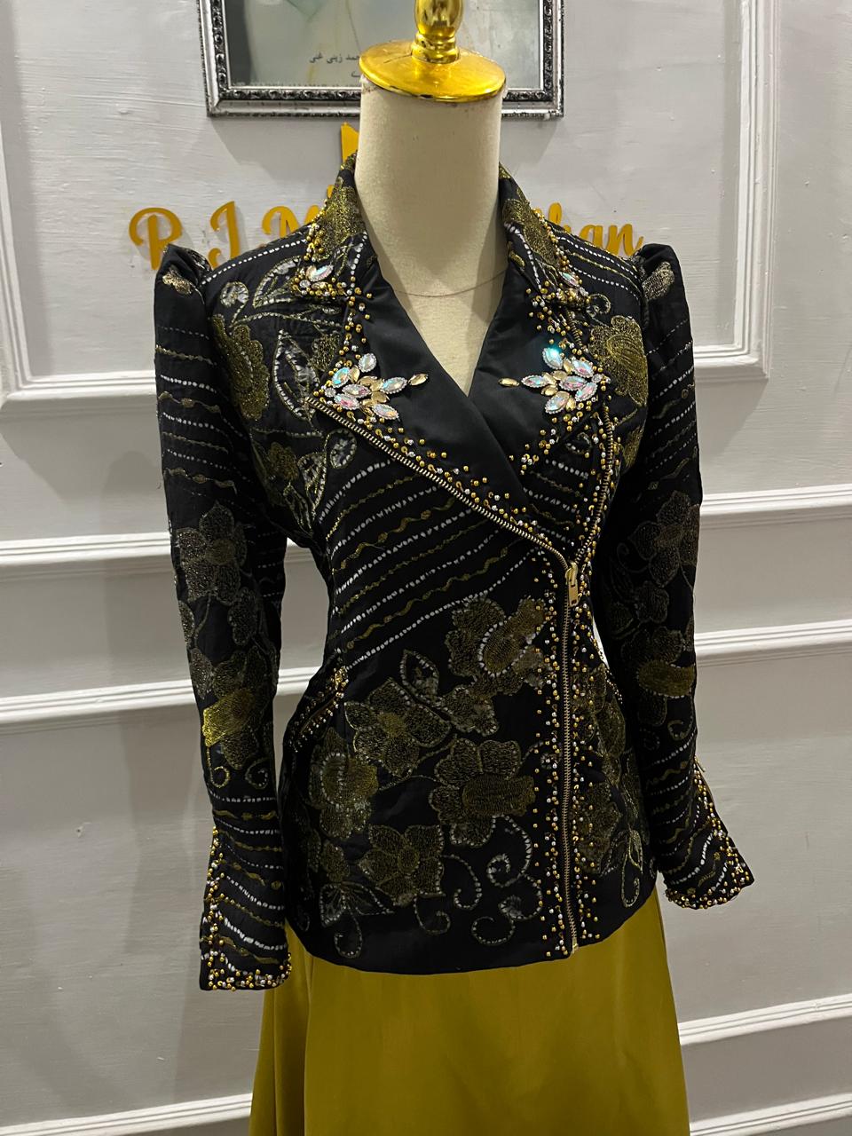 Jasa Jahit Blazer Sasirangan + Payet