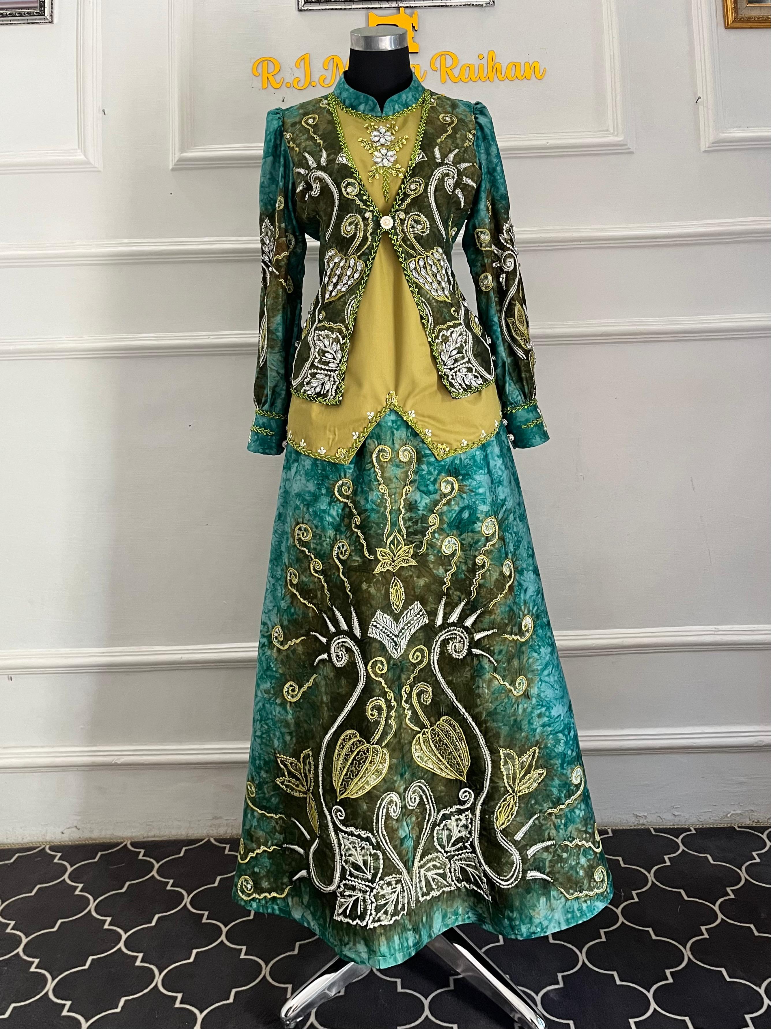 Jasa Jahit Rok & Baju Sasirangan + Payet Dada dan Bawah Baju