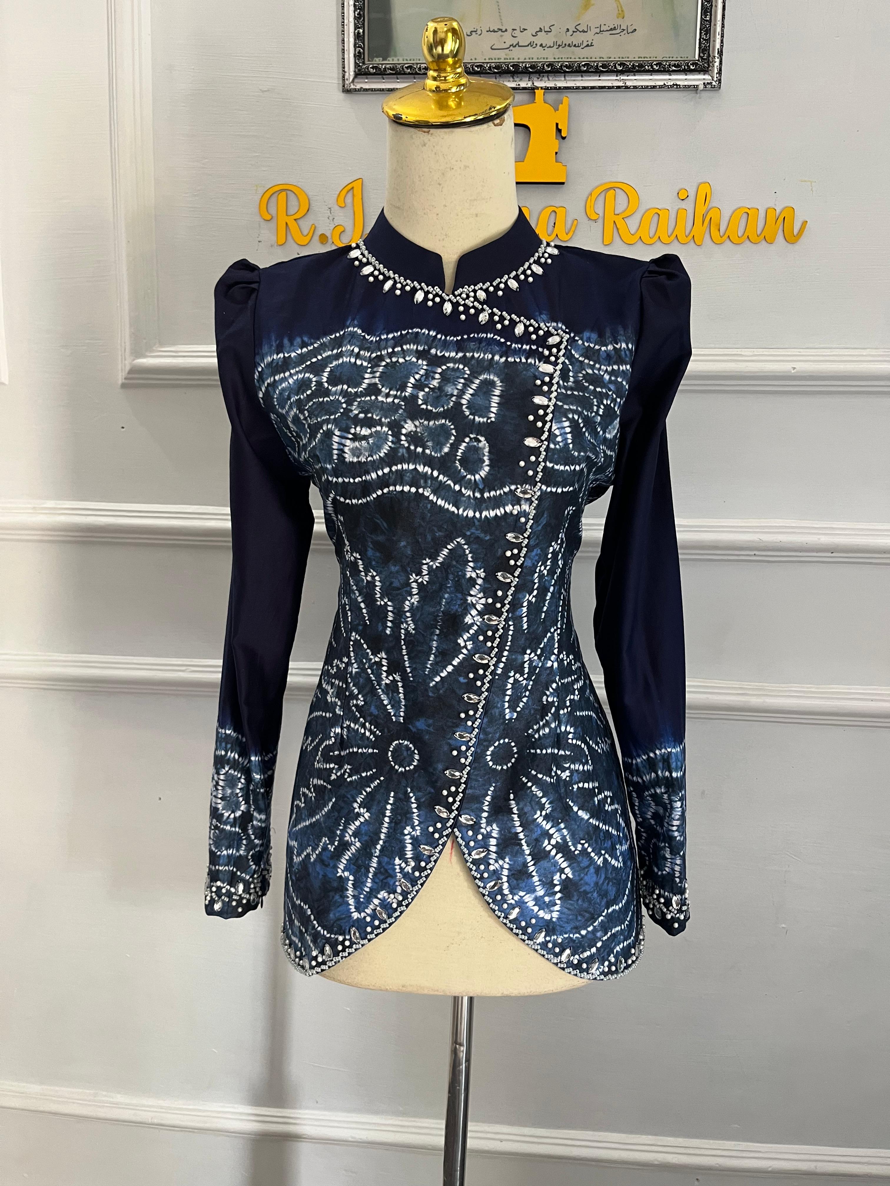 Jasa Jahit Baju Sasirangan Motif Bunga+ Payet
