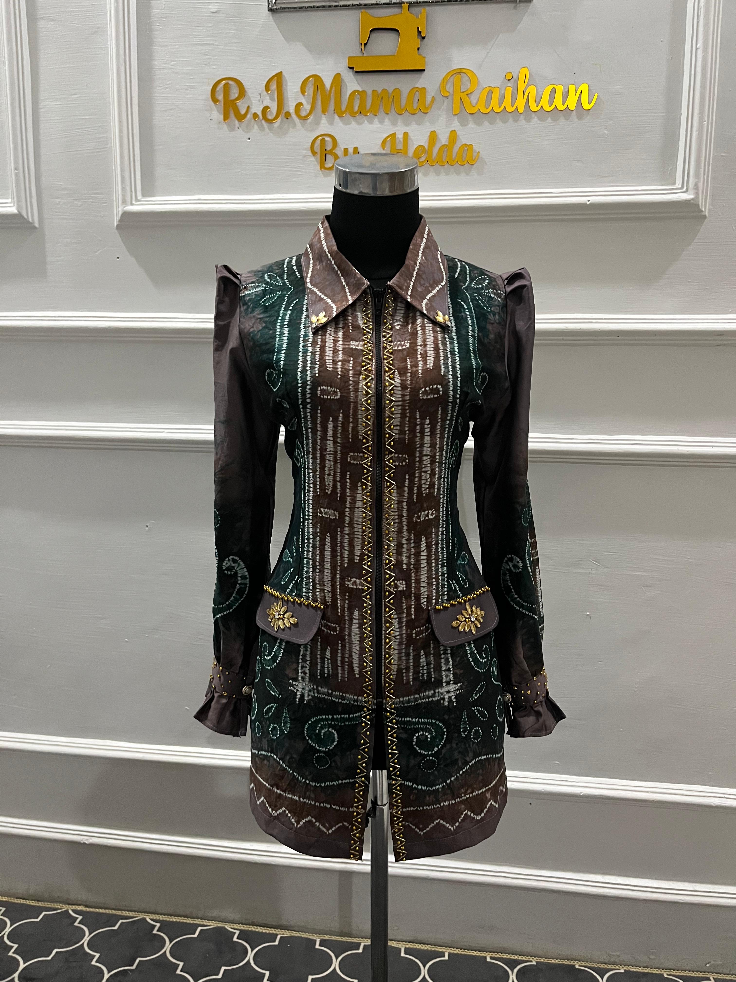Jasa Jahit Baju Sasirangan Motif Hari Jadi Balangan 2026 + Payet