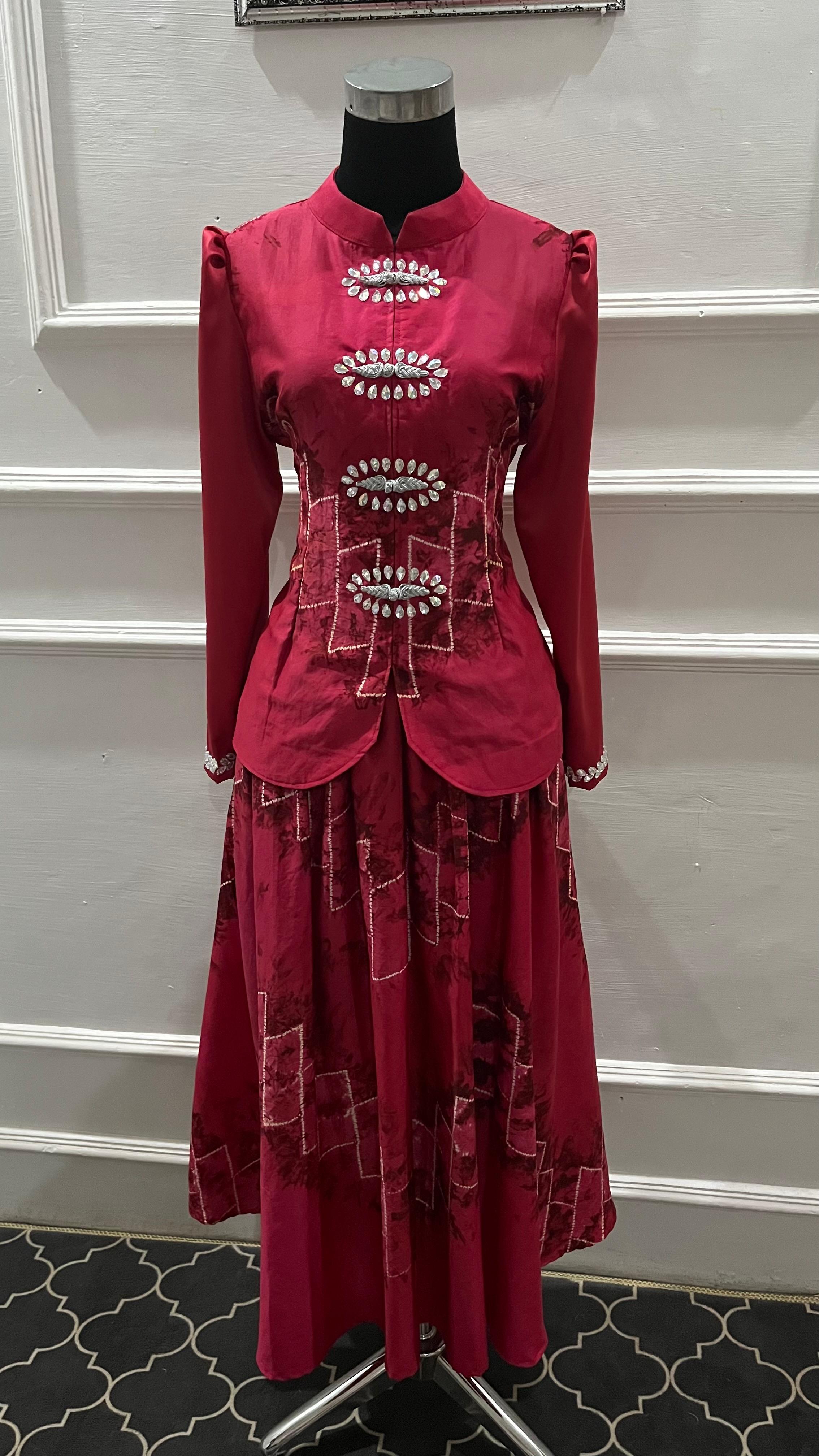 Jasa Jahit Setelan Baju & Rok Sasirangan + Payet Dada
