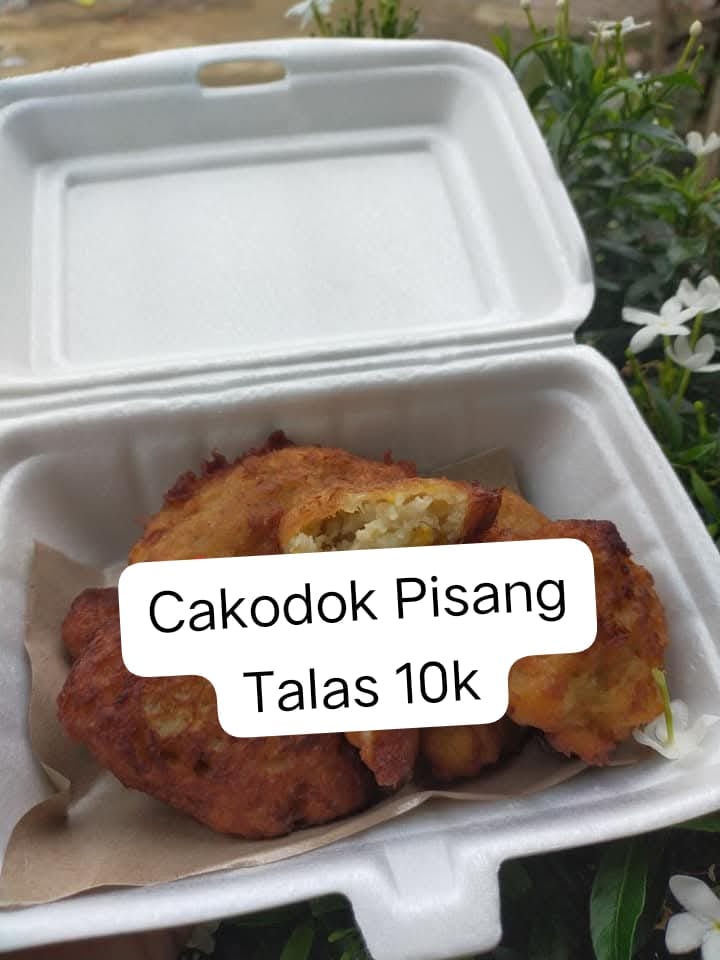 Kue Cakudok Pisang Talas