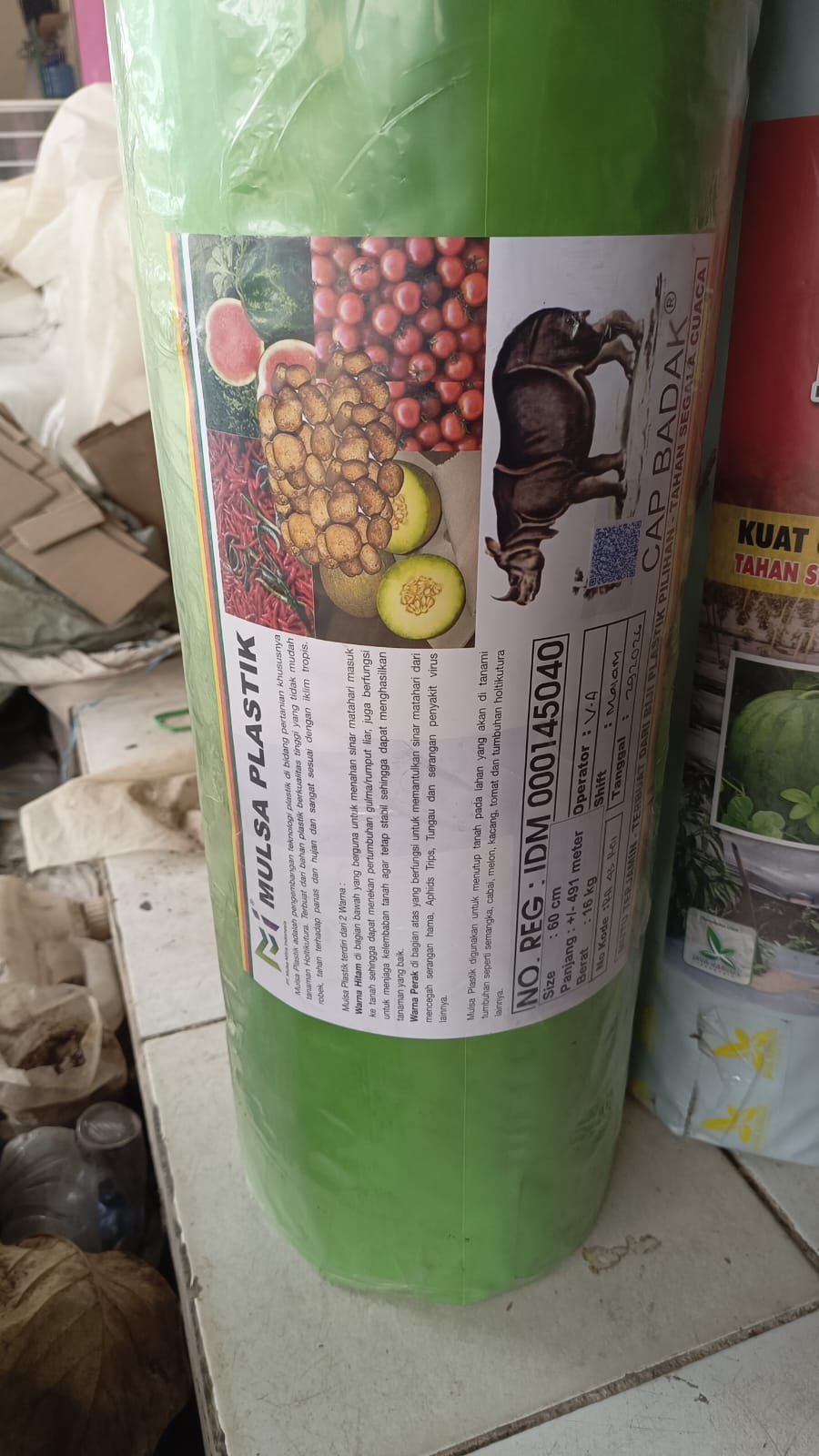 Mulsa Plastik Cap BADAK 500 M
