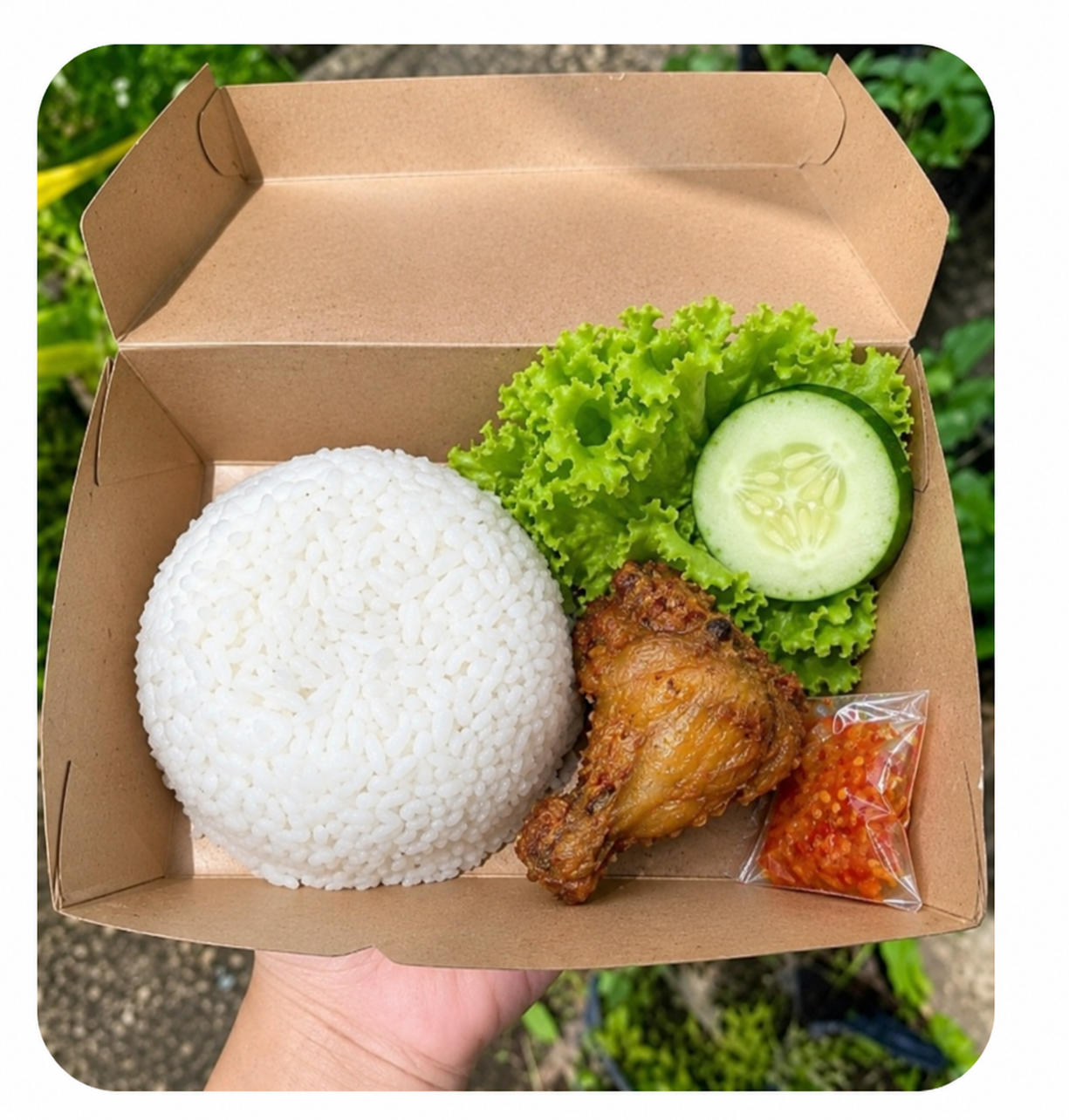 Nasi Kotak Ayam Goreng