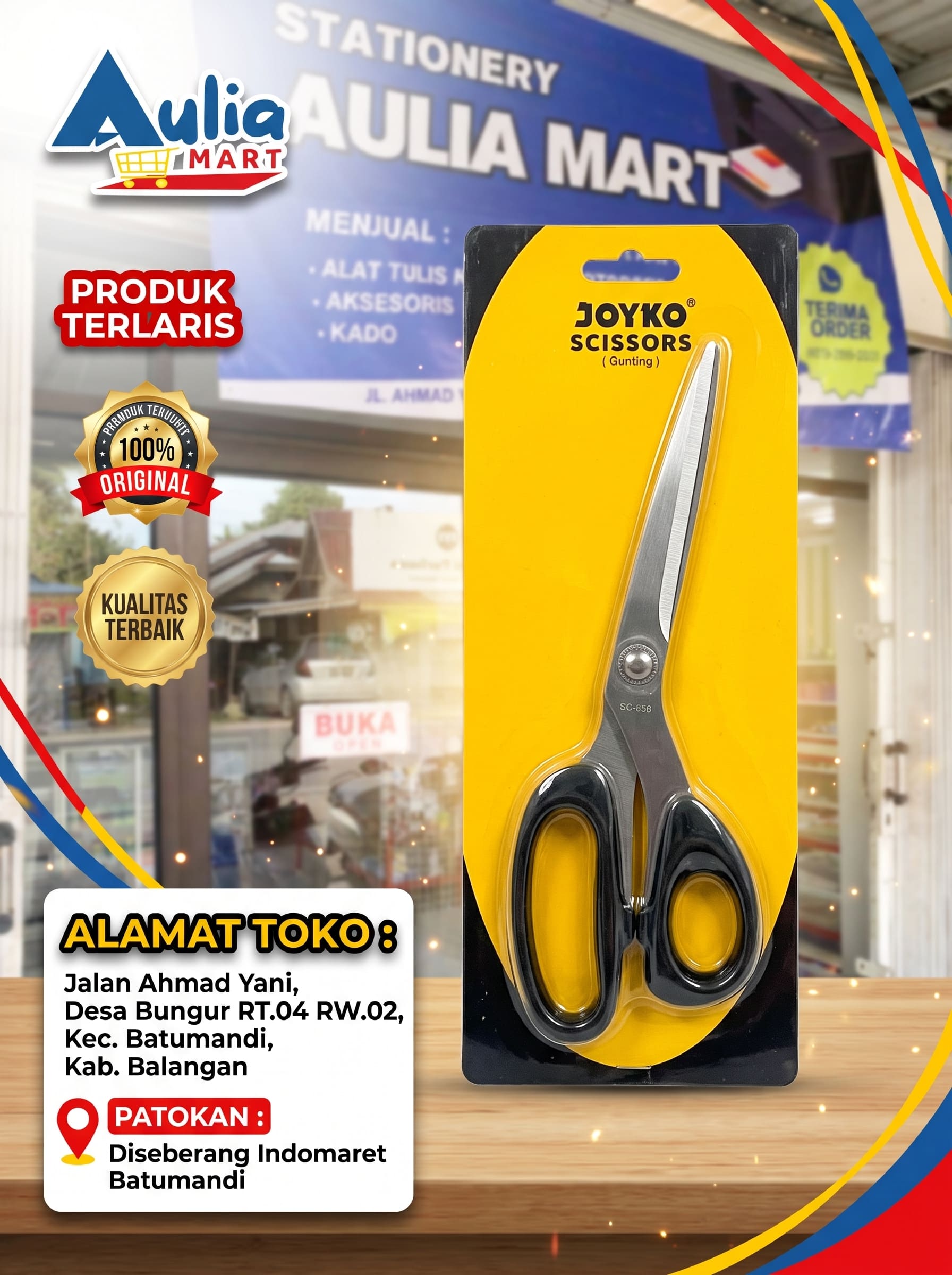 JOYKO Scissors SC-858 Gunting Kertas