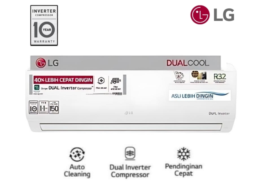 LG Dualcool inverter - AC LG T12EV5 1.5 PK